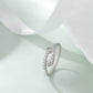 Premium 925 Sterling Silver American Diamond Promise Ring for Women