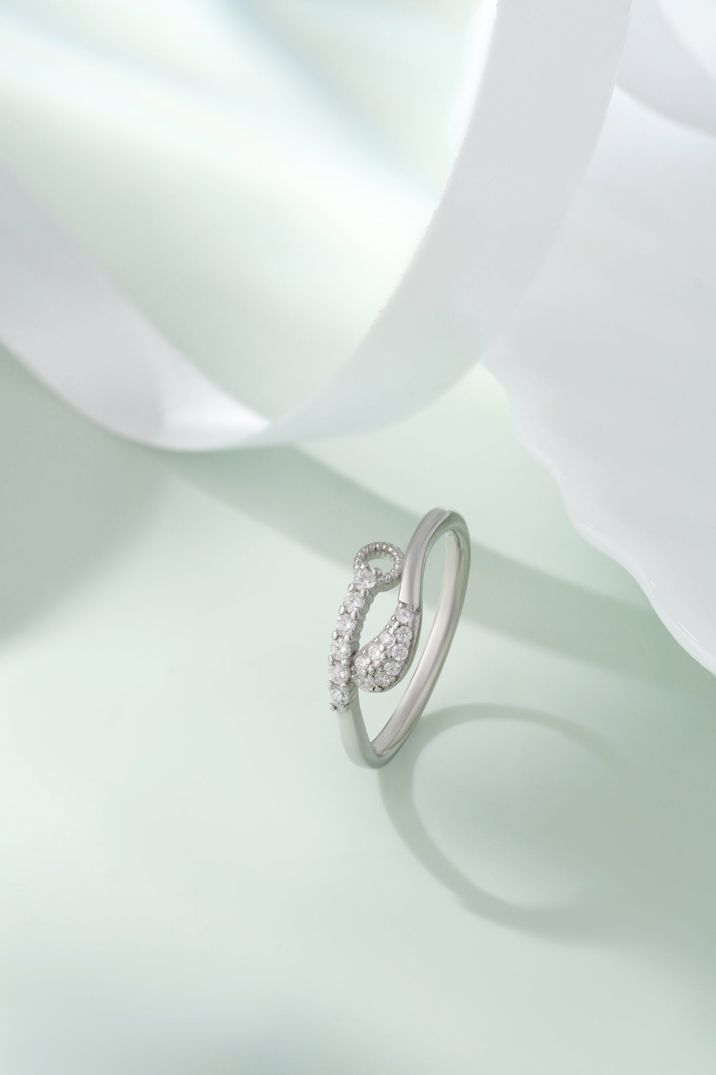 Premium 925 Sterling Silver American Diamond Promise Ring for Women