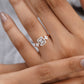 Elegant Moissanite Diamond Ring