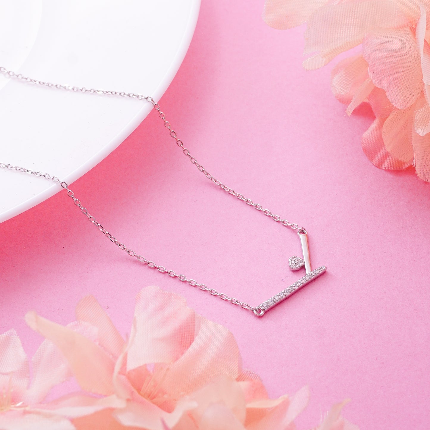 Silver Women Pendant Chain