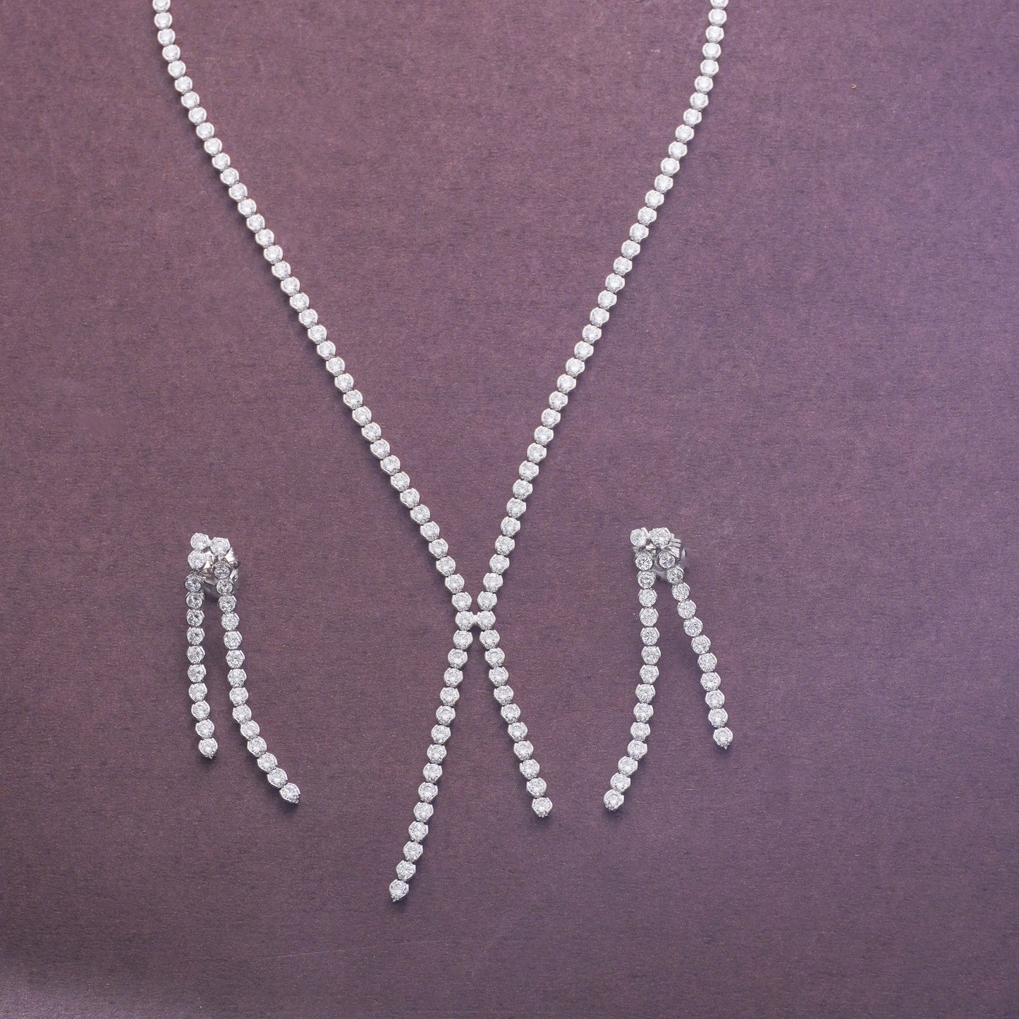 925 sterling silver necklace set