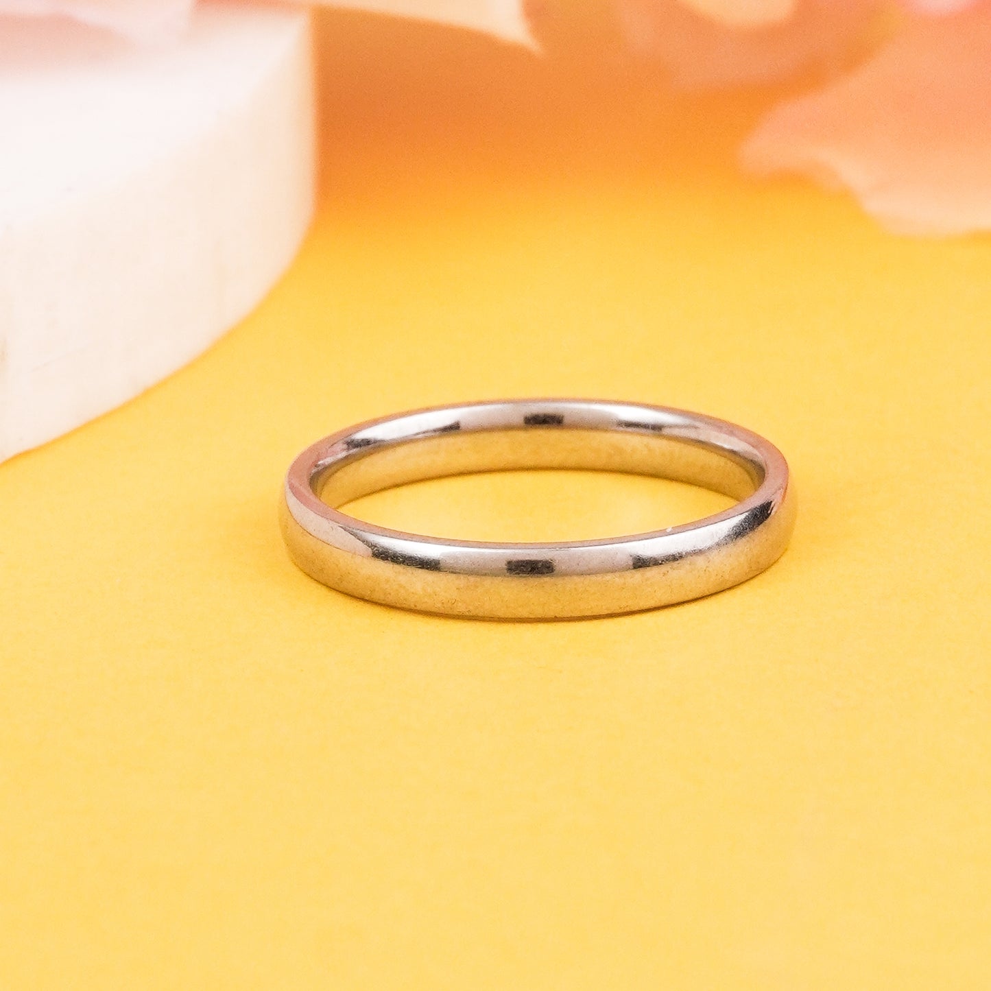 Classic Plain 925 Sterling Silver Band Ring