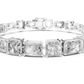Tennis Bracelet-Square-Cut Stones