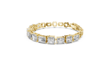 Tennis Bracelet-Square-Cut Stones