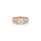Stunning Lab-Grown Diamond Engagement Ladies Ring – Rose Gold, Ethical Luxury