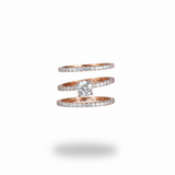Diamond Ring Set – 3-Piece Stackable Bridal Set