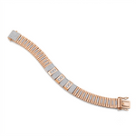 Best Rose Gold Men Bracelet with American Diamonds - Elegant Design