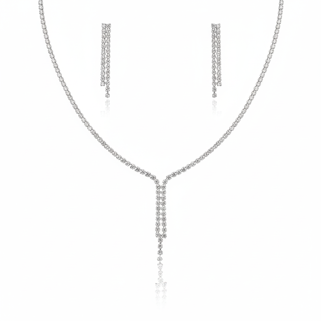 925 sterling silver necklace set