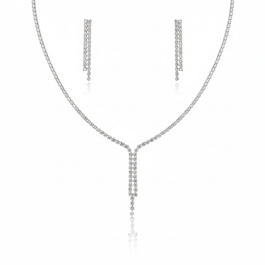 925 sterling silver necklace set