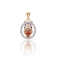 Traditional Gold-Toned Hanumanji Pendant with American Diamond