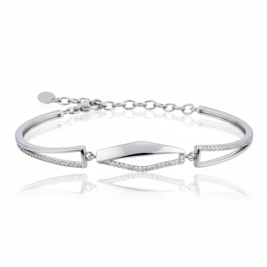Silver Bracelet - Luxury Gift for Women