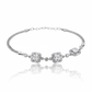 Luxury Princess Cut Moissanite Diamond Bracelet – 925 Sterling Silver