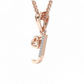 J Initial Alphabet Diamond Pendant - Diamond Jewellery