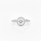 925 Sterling Silver Engagement Ring