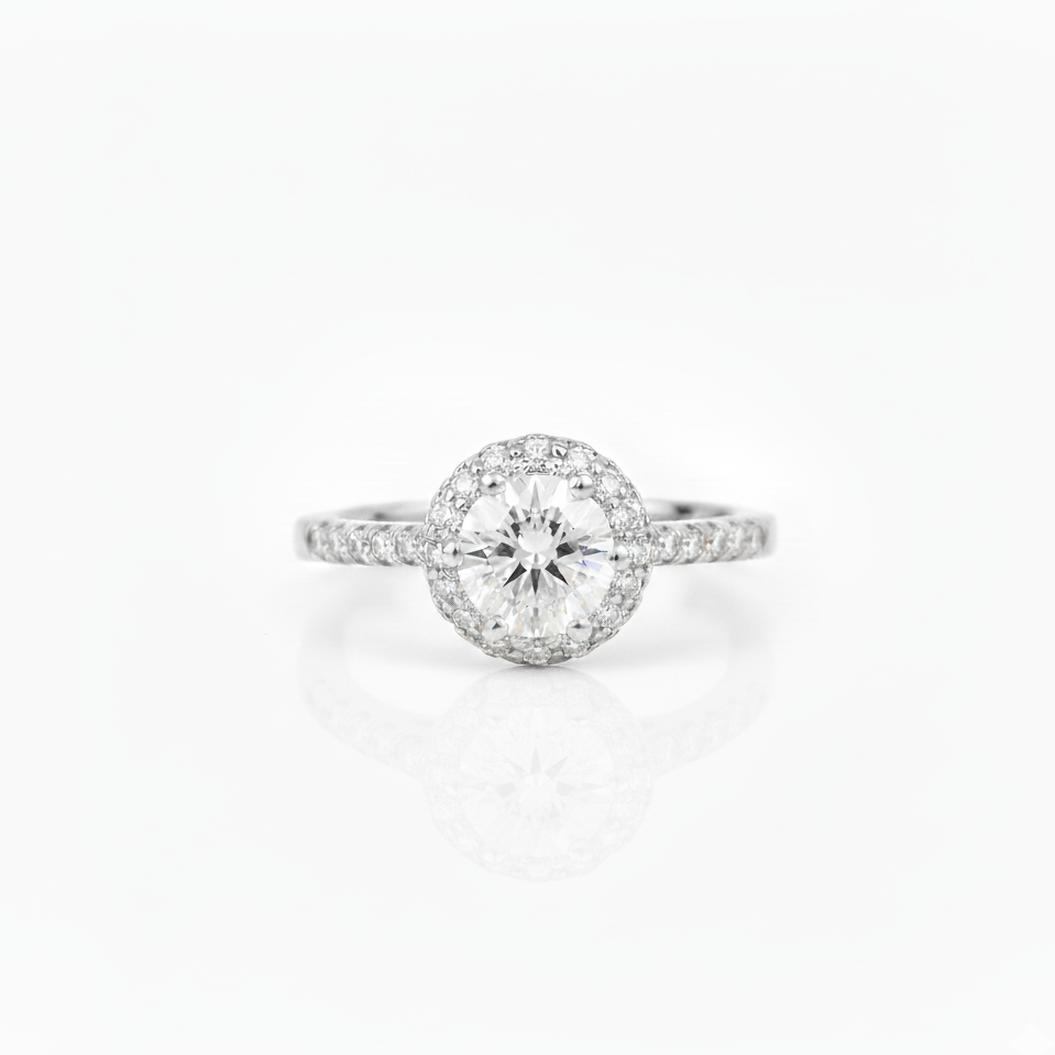 925 Sterling Silver Engagement Ring