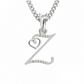 Z Initial Alphabet Diamond Pendant - Diamond Jewellery