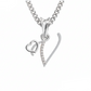 V Initial Alphabet Diamond Pendant - Diamond Jewellery