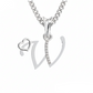 W Initial Alphabet Diamond Pendant - Diamond Jewellery
