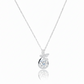 Teardrop Pendant Necklace in 925 Sterling Silver