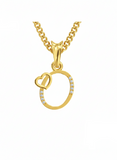 O Initial Alphabet Diamond Pendant - Diamond Jewellery