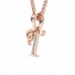 T Initial Alphabet Diamond Pendant - Diamond Jewellery