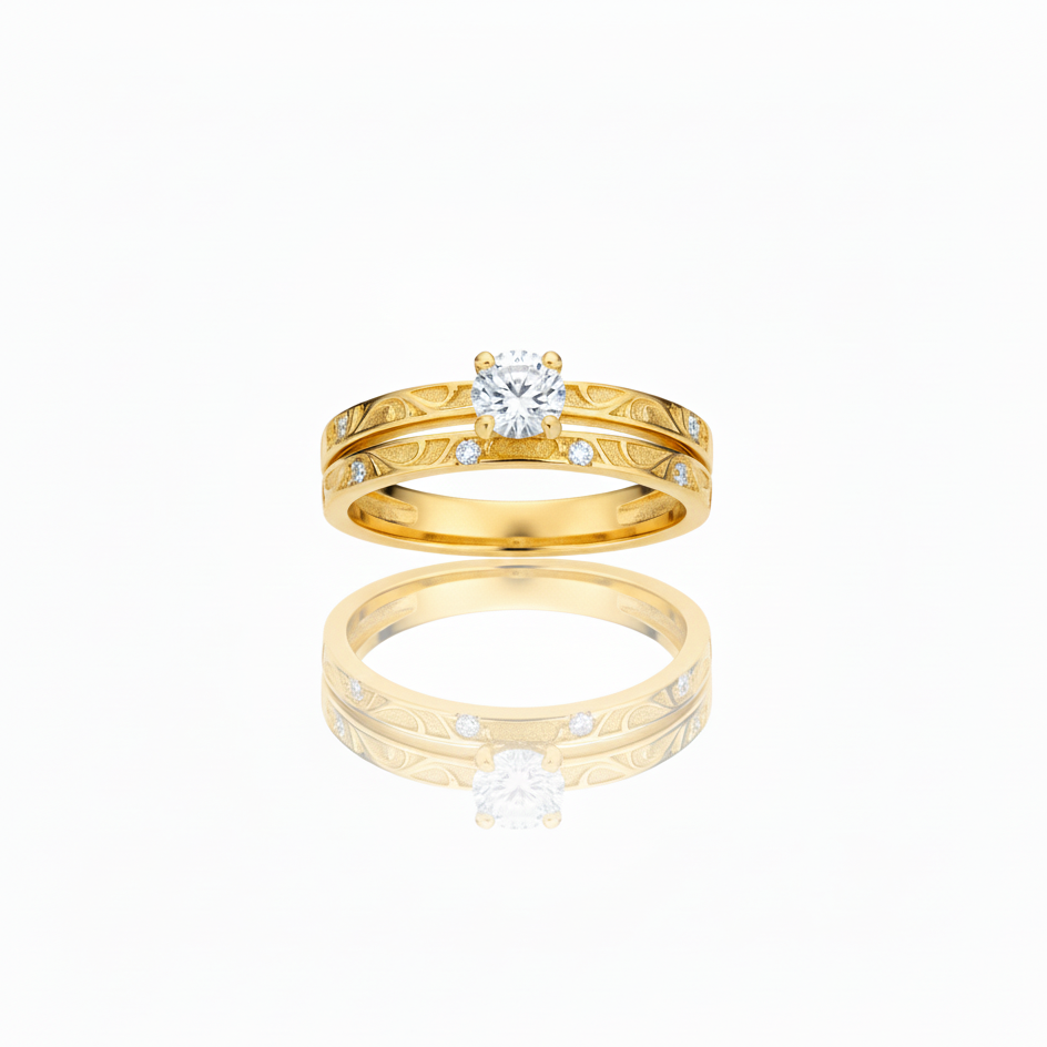 Diamond Bridal Ring Set