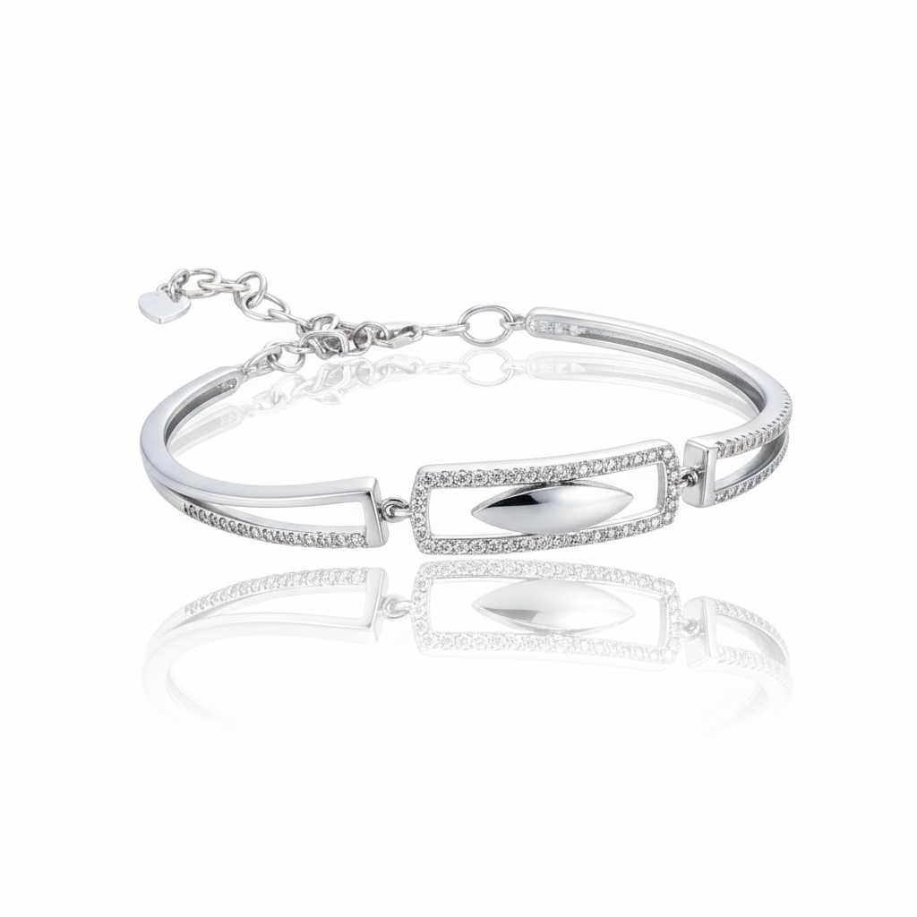 Moissanite Diamond Bracelet – 925 Sterling Silver