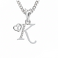 K Initial Alphabet Diamond Pendant - Diamond Jewellery