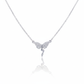 92.5 Sterling Silver Chain Necklace with Moissanite Diamond