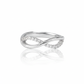 Silver Infinity Heart Ring