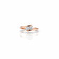 Moissanite Bypass Ring