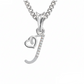 J Initial Alphabet Diamond Pendant - Diamond Jewellery