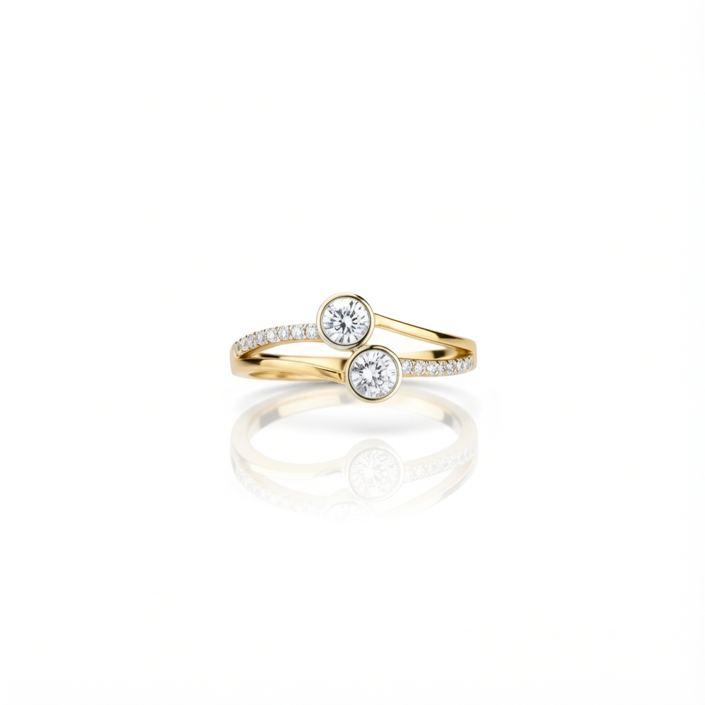 Moissanite Diamond Ring