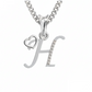 H Initial Alphabet Diamond Pendant - Diamond Jewellery