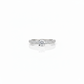 elegant solitaire Moissanite diamond ring