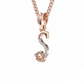 S Initial Alphabet Diamond Pendant - Diamond Jewellery