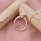 Stunning Lab-Grown Diamond Solitaire Engagement Ring