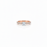 Moissanite Diamond Solitaire Ring