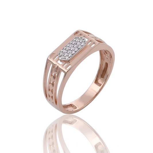 Men’s Ring - Moissanite diamonds