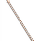 Elegant Lab-Grown Diamond Tennis Bracelet – Timeless Sparkle in Rose Gold