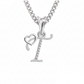 T Initial Alphabet Diamond Pendant - Diamond Jewellery