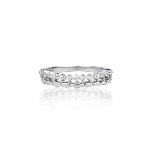Wedding Band Ring 925 Sterling Silver