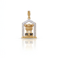 Stunning Indian Emblem men Pendant with American Diamonds