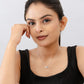 Butterfly Necklace Simulated Aquamarine Cz Diamond Chain Gift | 925 SILVER