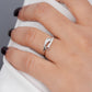 Premium 925 Sterling Silver American Diamond Promise Ring for Women