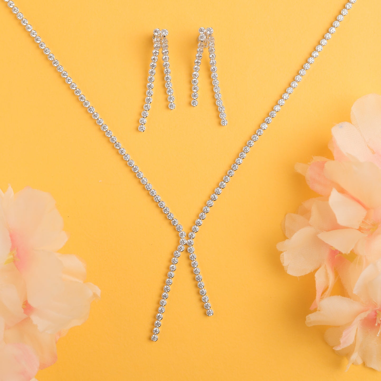 925 sterling silver necklace set