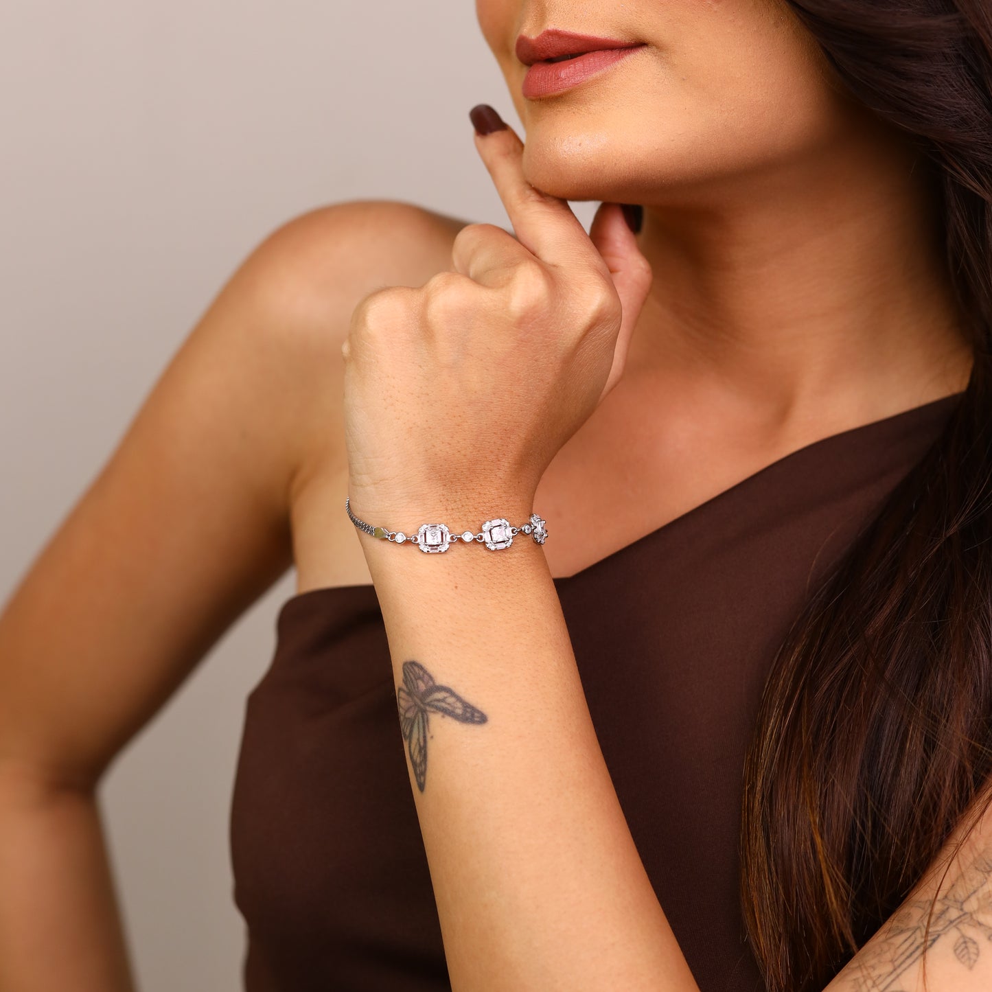 Luxury Princess Cut Moissanite Diamond Bracelet – 925 Sterling Silver