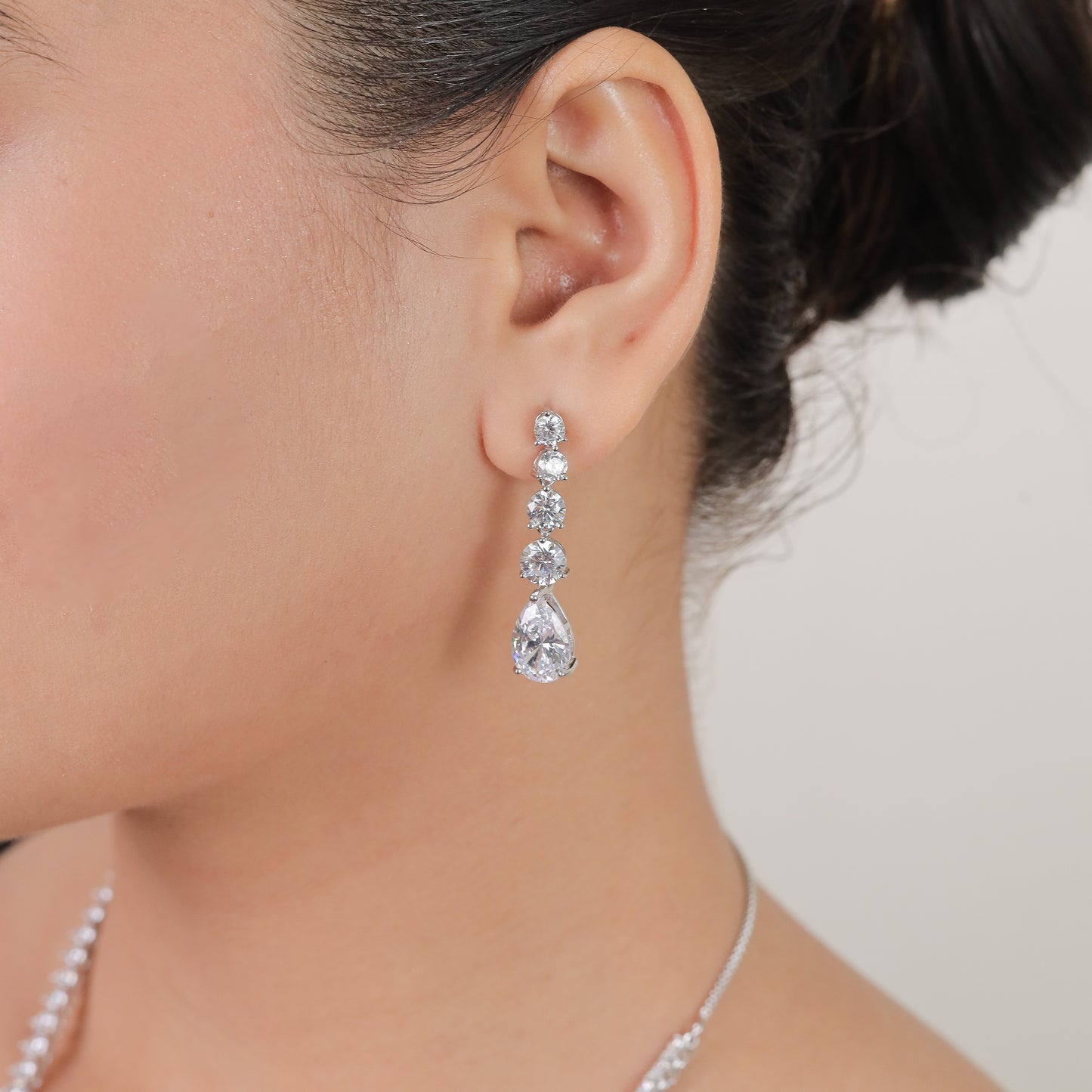 925 sterling silver necklace set