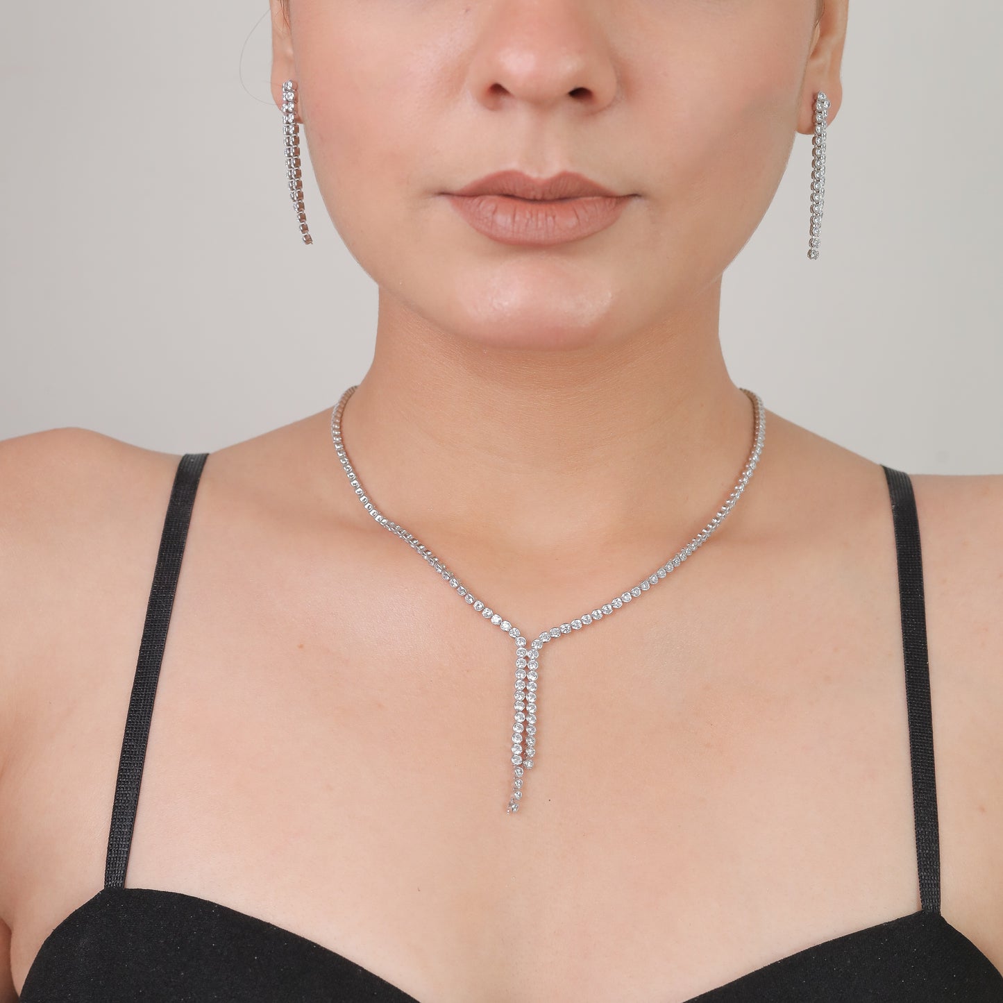 925 sterling silver necklace set