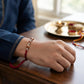 Traditional Rudraksha Silver Rakhi for Brother